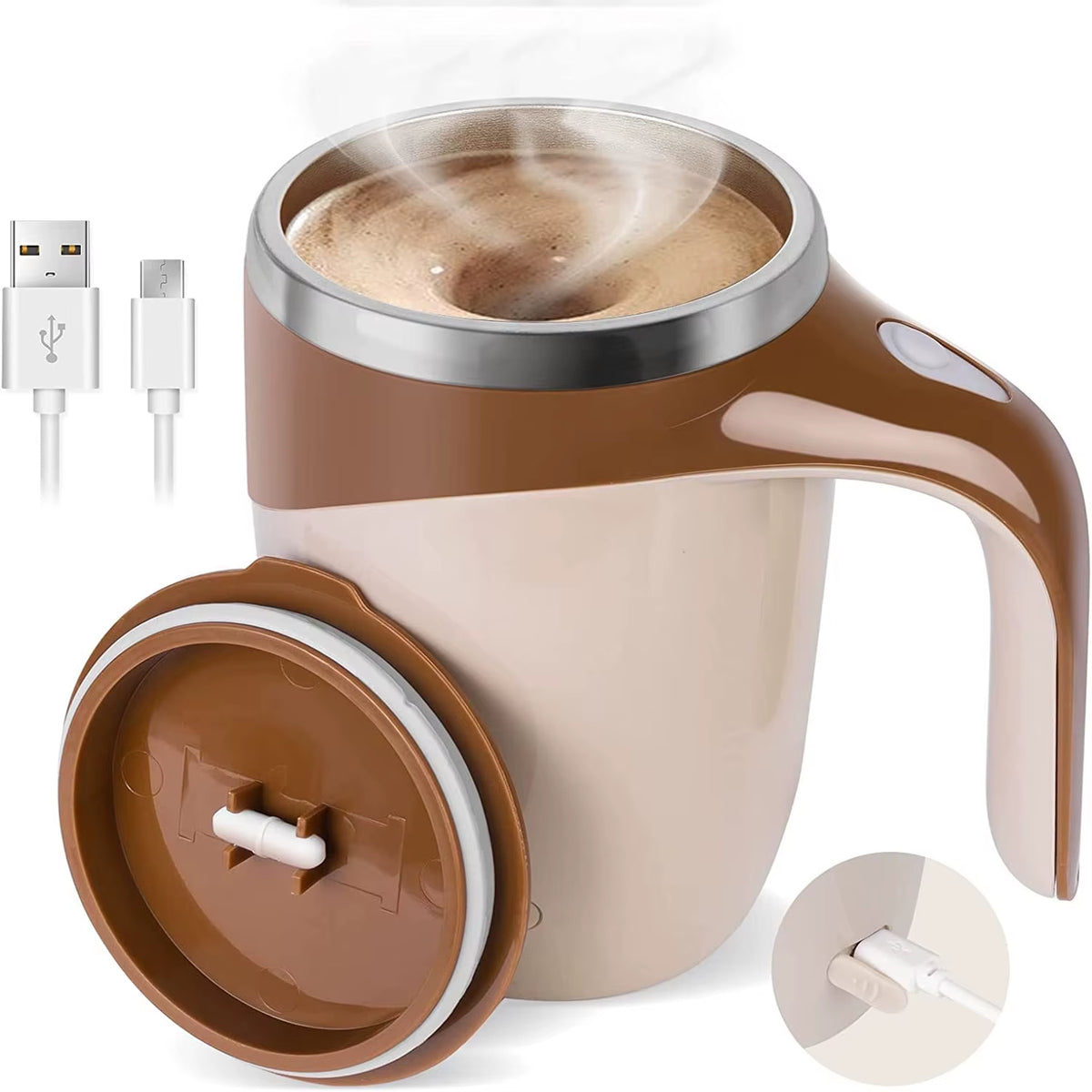 Automatic Self-Stirring Mug – Mix Smarter, Sip Smoother
